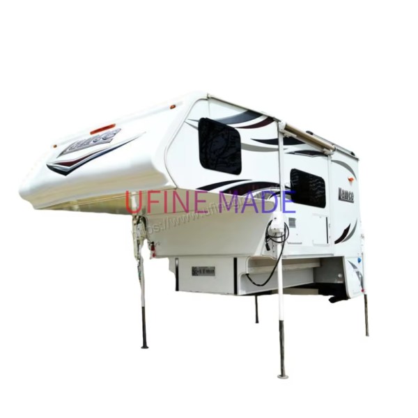 Rv 13 Ft Multi-Function High Pop-Up Roof Travel Trailer Camper Caravan Leveling Jacks