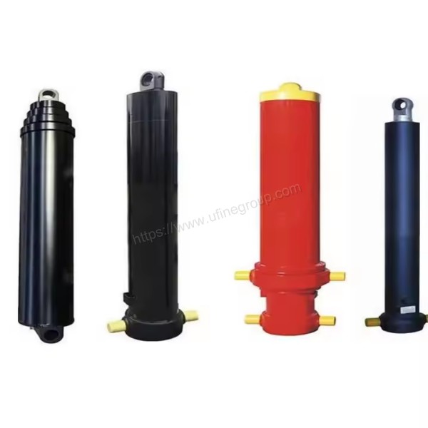FC Type 50 Tons Single/Double Acting Front End Telescopic Hydraulic Piston Cylinder for Tipper Trailer