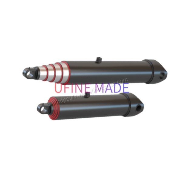 Tipper parker Double Acting Dump Truck Hydraulic Hoist Telescopic Hydraulic Cylinder