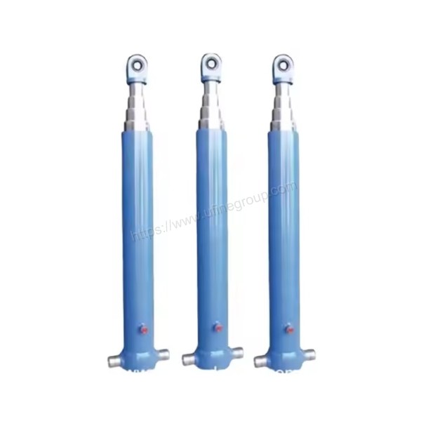 Parker type telescopic hydraulic cylinder