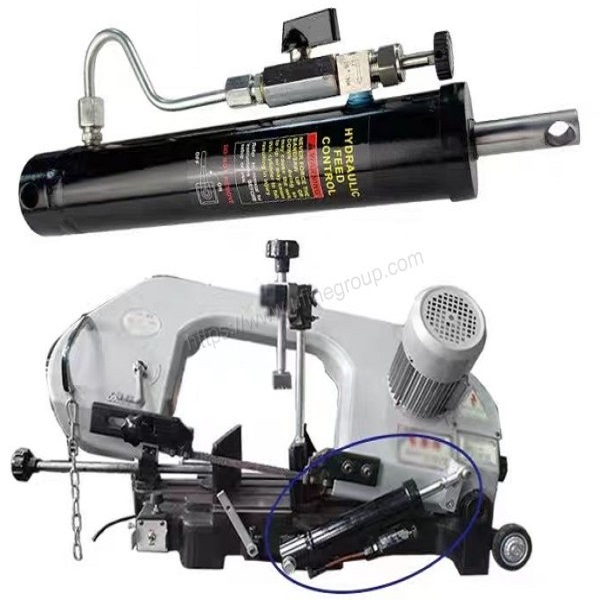 Hydraulic Downfeed Control Cylinder for Metal Bandsaw