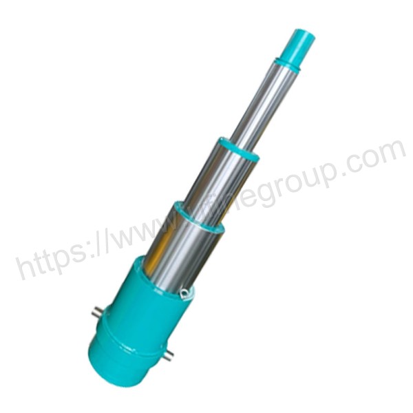 Hydraulic Cylinders Manufacturer Custom Build 3000 PSI to 5000 PSI Telescopic Hydraulic Cylinder